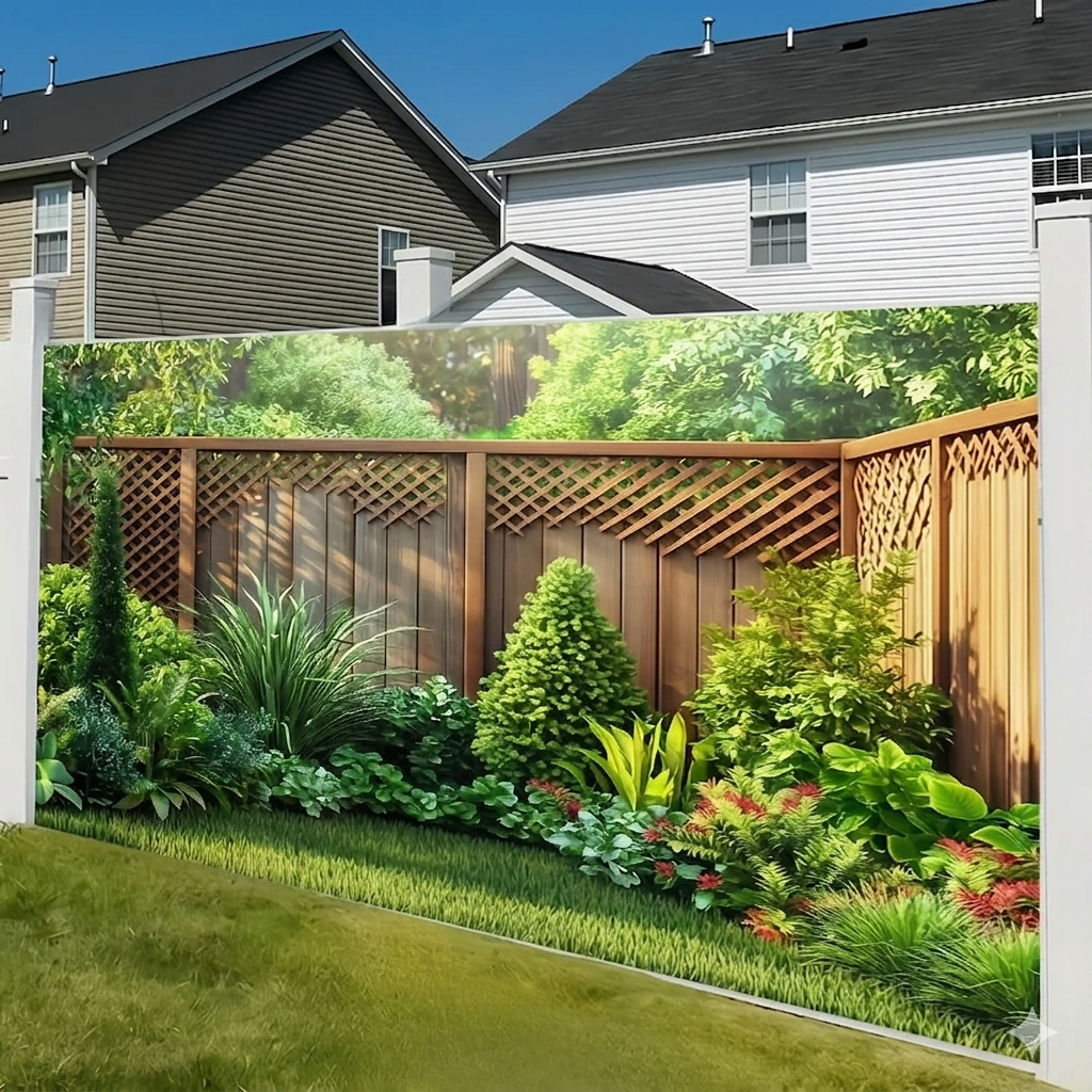 Toile Décor Jardin Photographique Ambiance