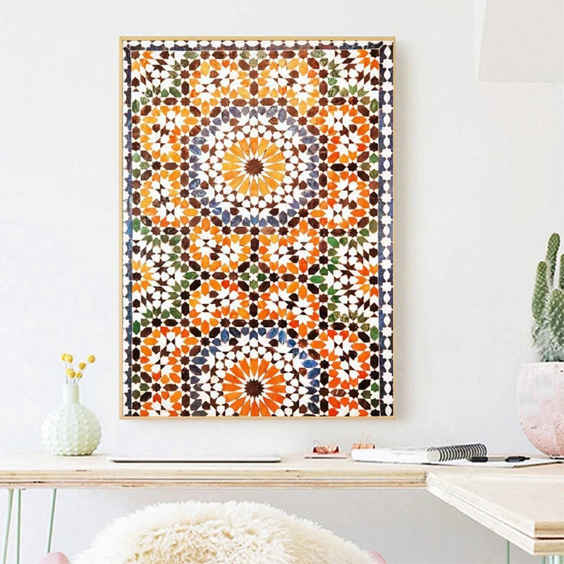 Collection de Toiles "Mosaïque de Marrakech"