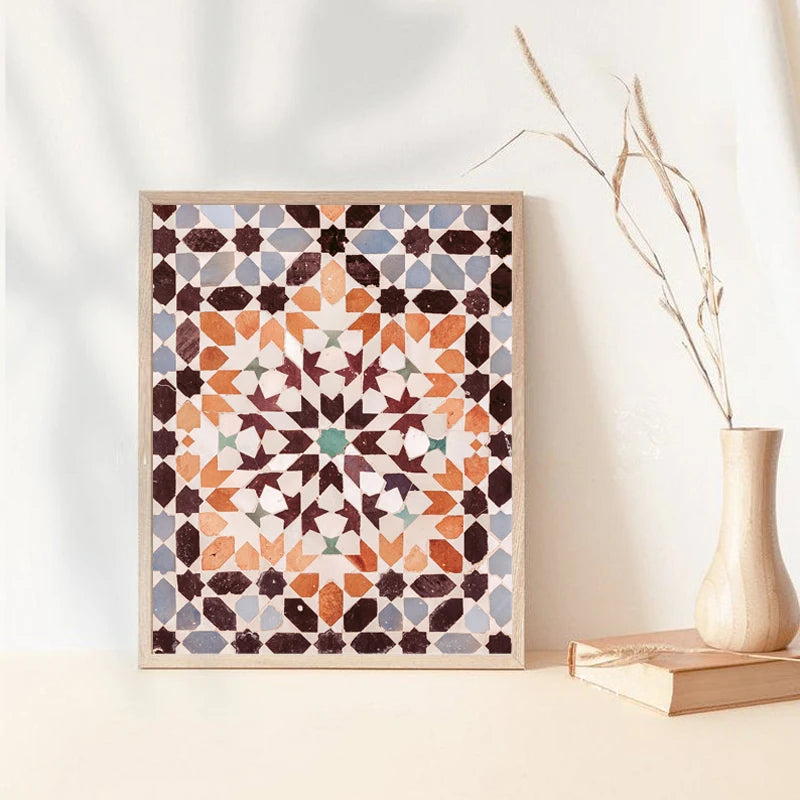Collection de Toiles "Mosaïque de Marrakech"