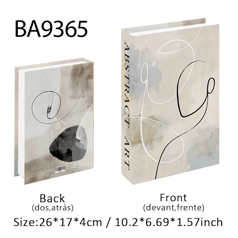 Set de Livres Factices "Minimalist Muse"