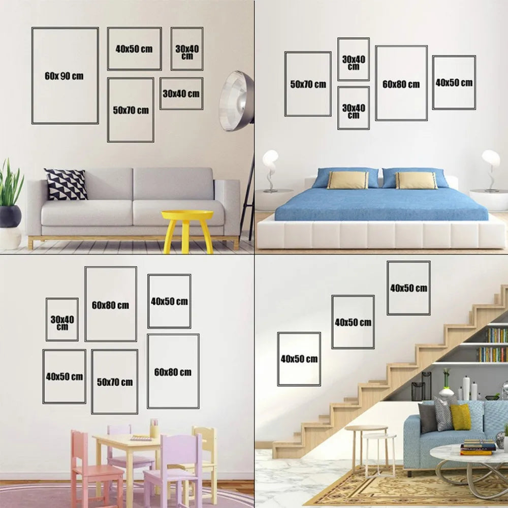 Triptyque de Toiles Boho "Sérénité Végétale"