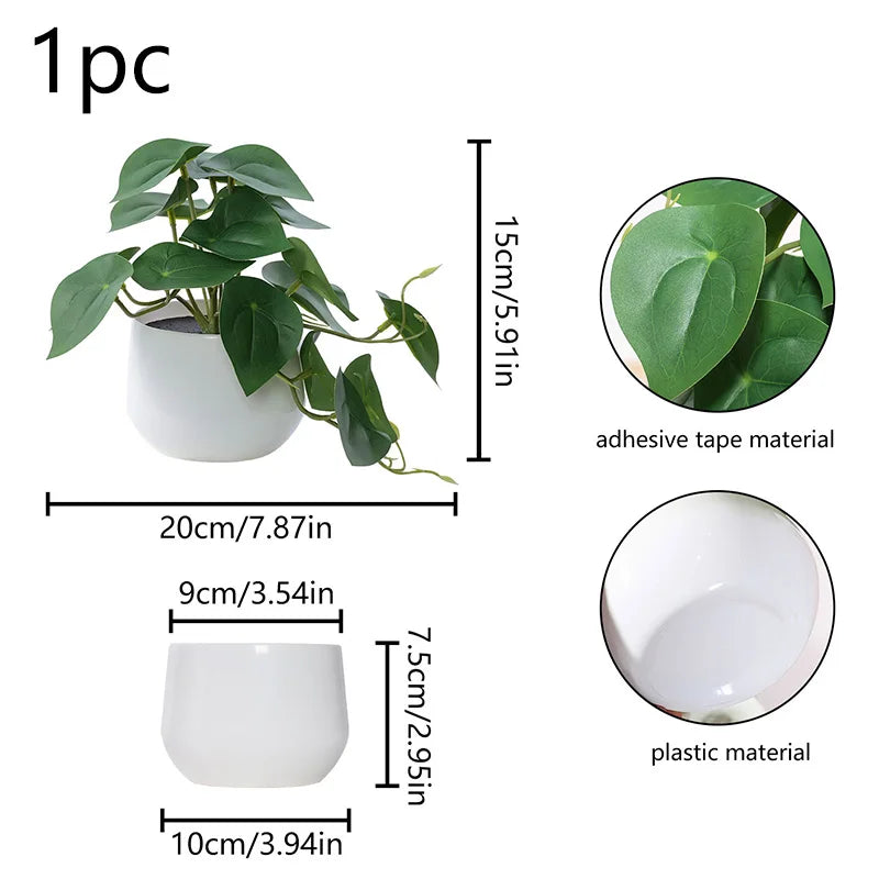 EverGreen™ Urban Artificial Potted Plant for Desktop & Entryway