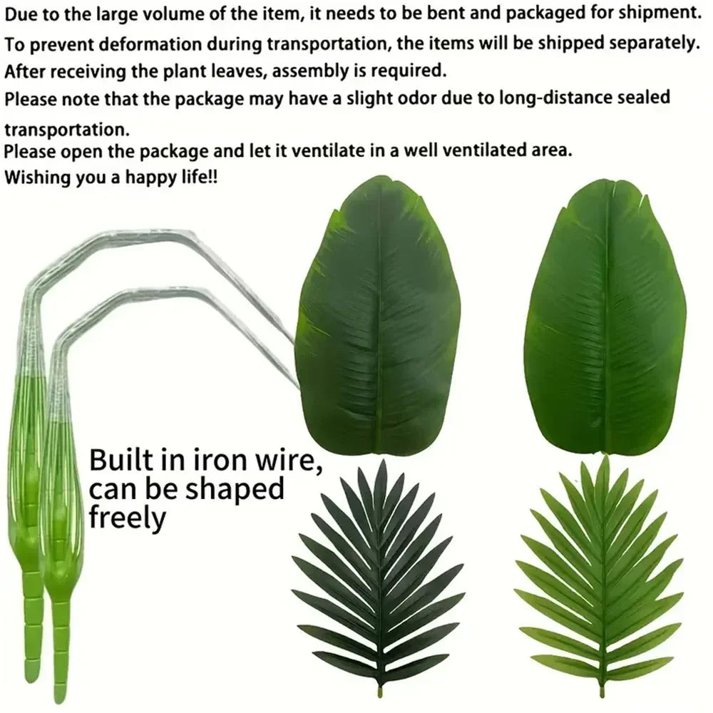 EverGreen Premium Artificial Monstera Palm Tree