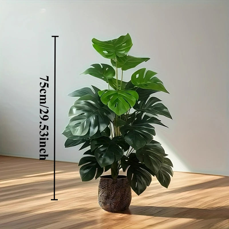 EverGreen Premium Artificial Monstera Palm Tree