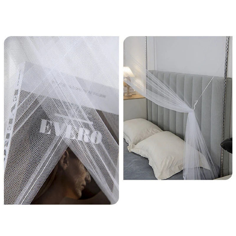 AuraPrincess™ Four-Corner Bed Canopy Mosquito Net