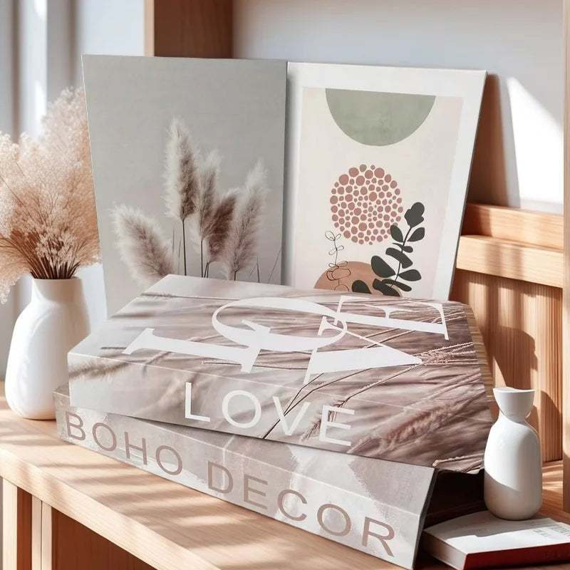 Set de Livres Factices "Minimalist Muse"