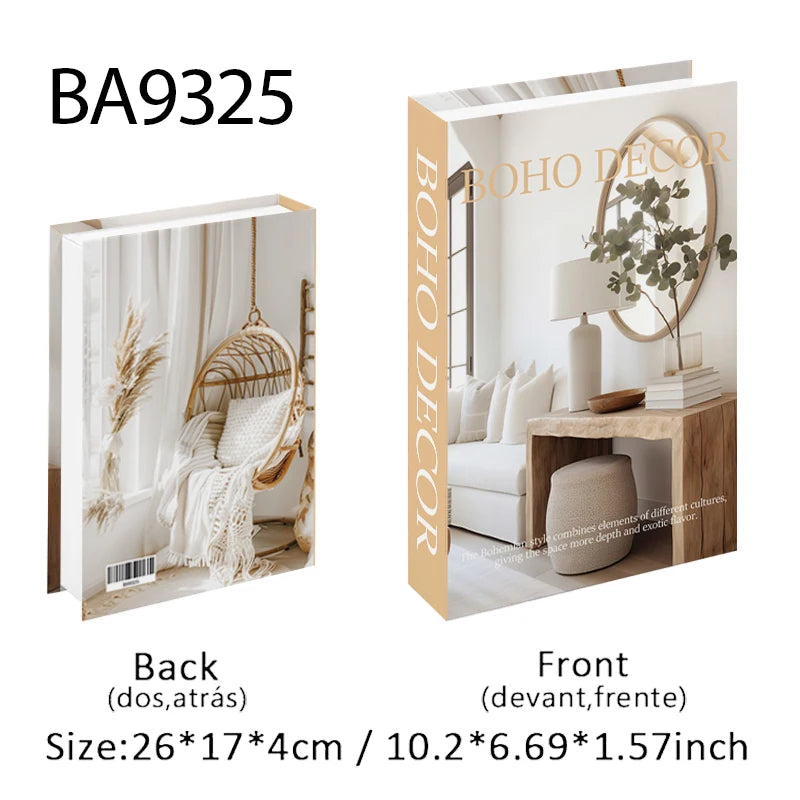 Set de Livres Factices "Minimalist Muse"