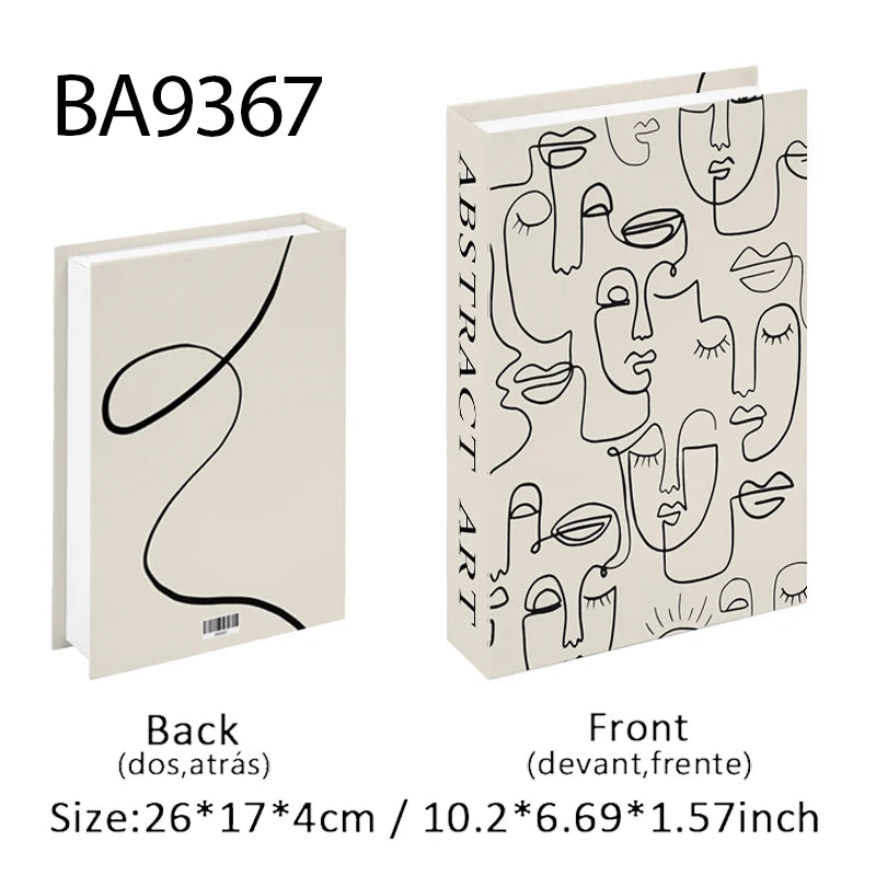 Set de Livres Factices "Minimalist Muse"