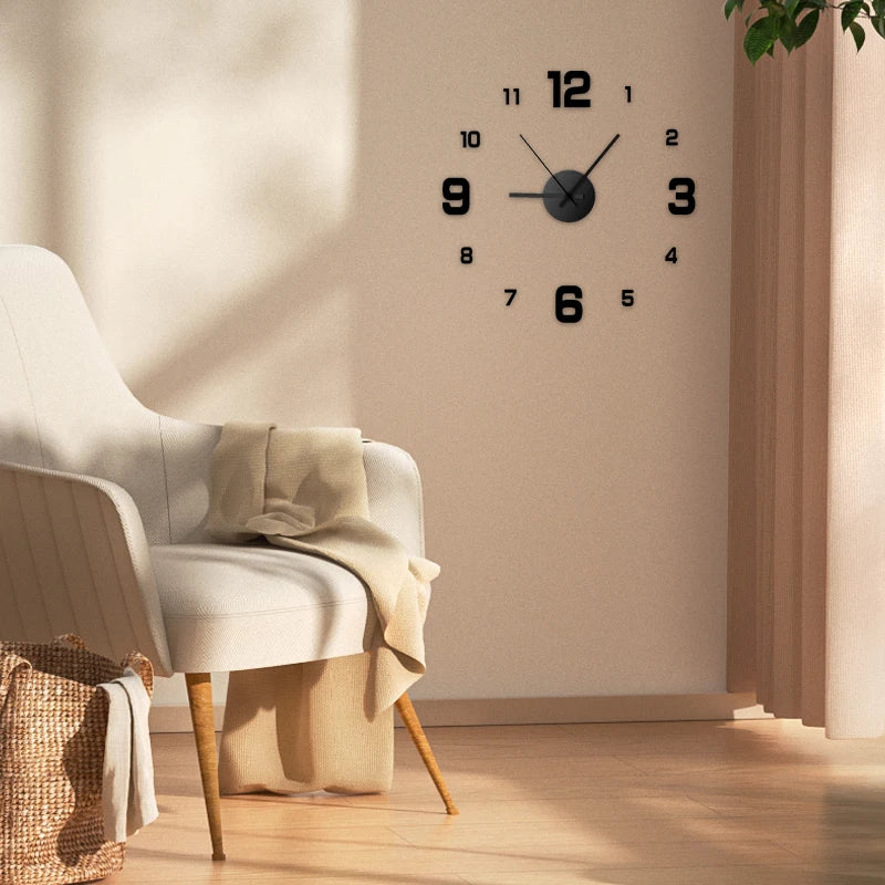 AuraTime™ Frameless DIY Wall Clock