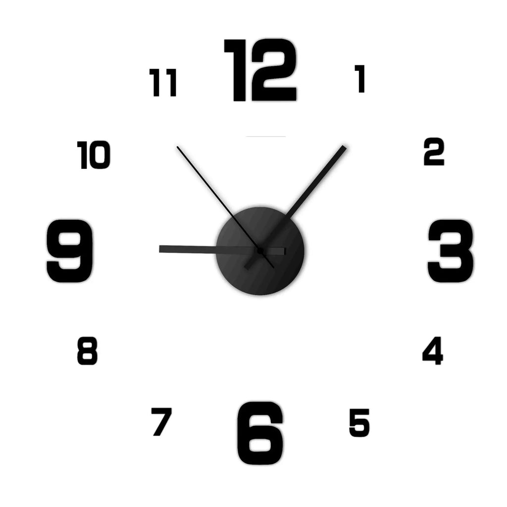 AuraTime™ Frameless DIY Wall Clock