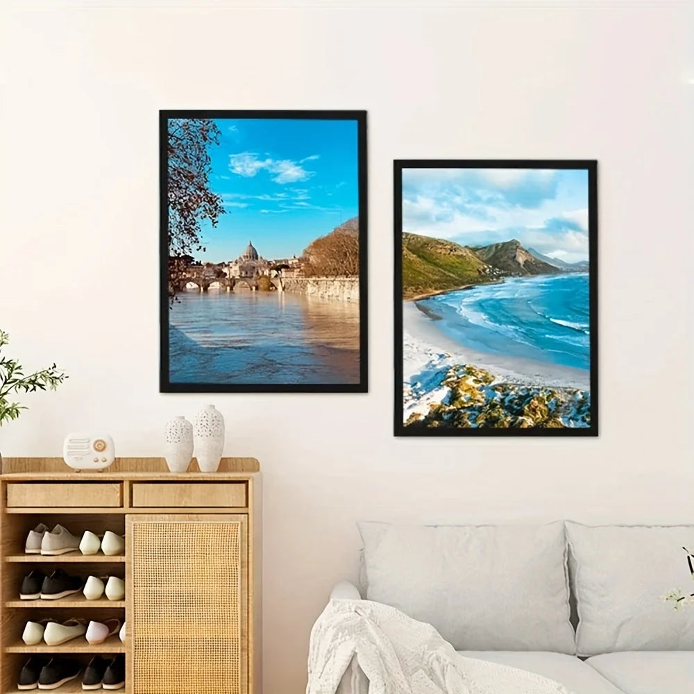 3PCS Magnetic Self-Adhesive Wall Frames for Photos & Notes