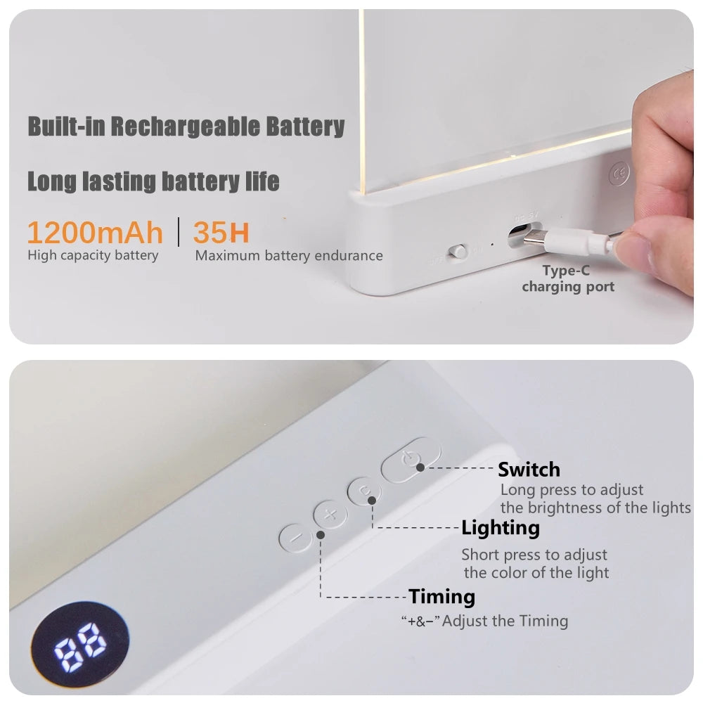 Eye-Protection Night Reading Lamp