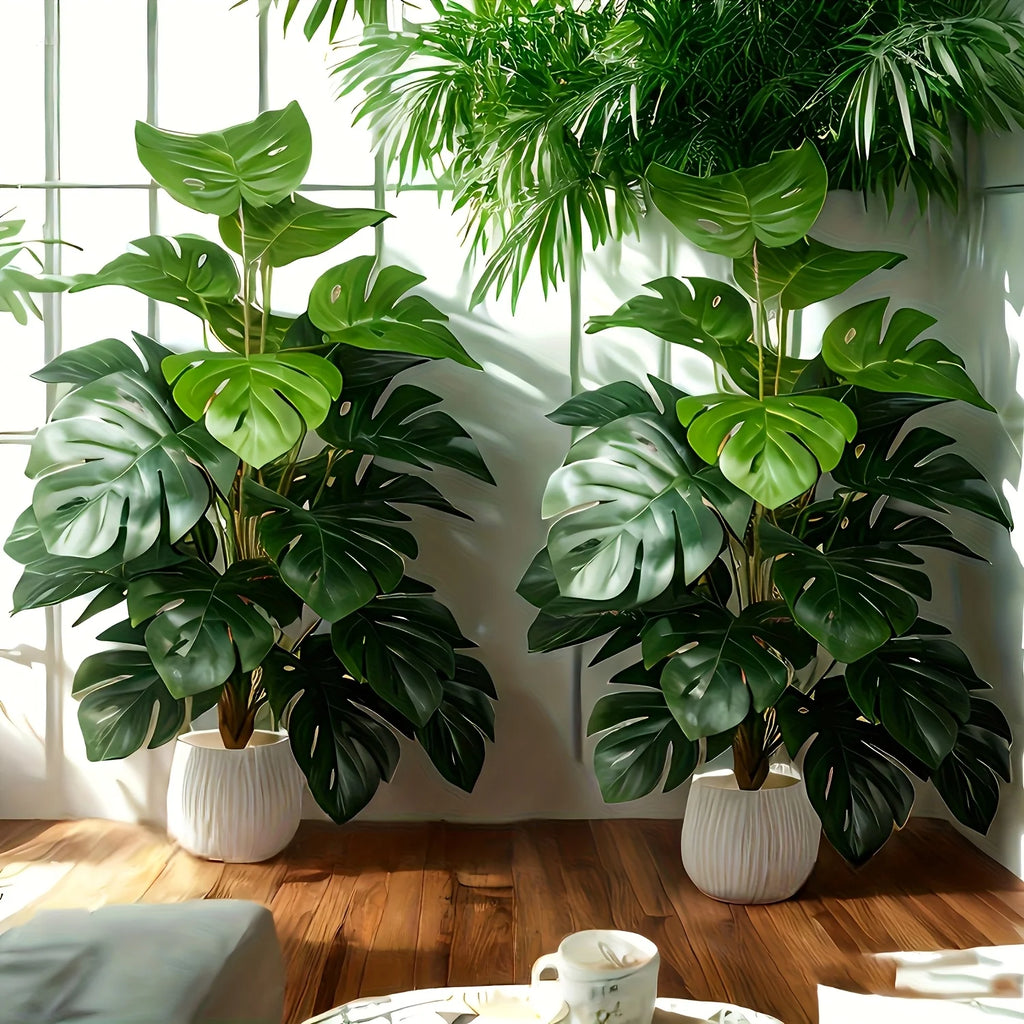 EverGreen Premium Artificial Monstera Palm Tree