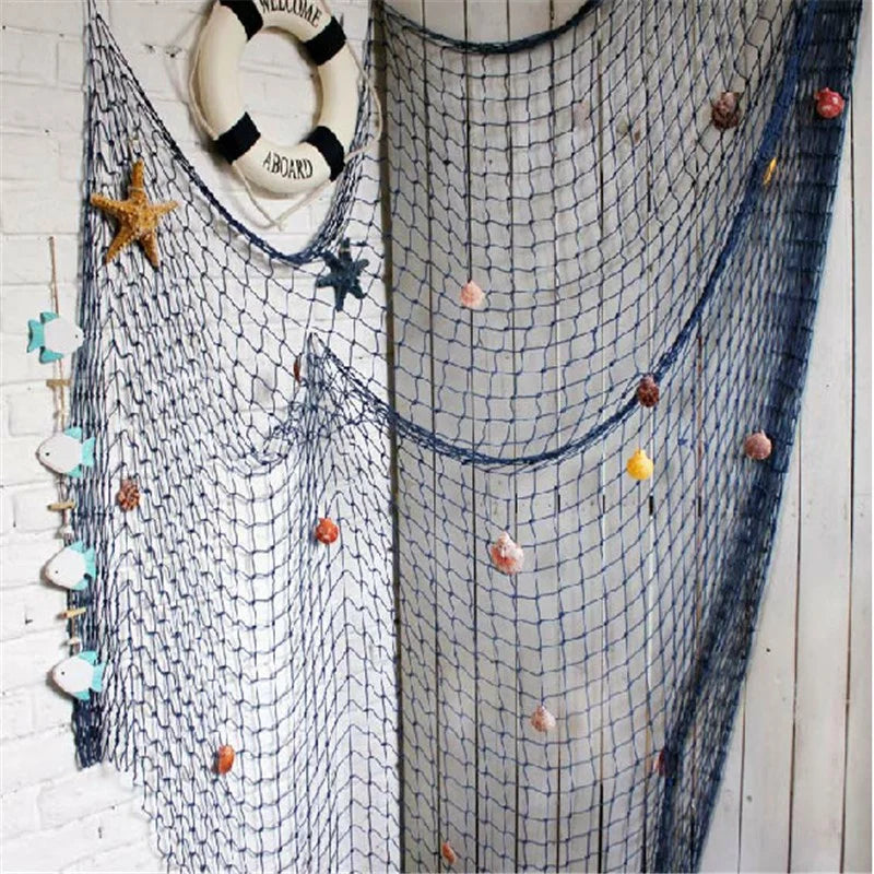 Filet de Pêche Mural "Nautical Breeze"