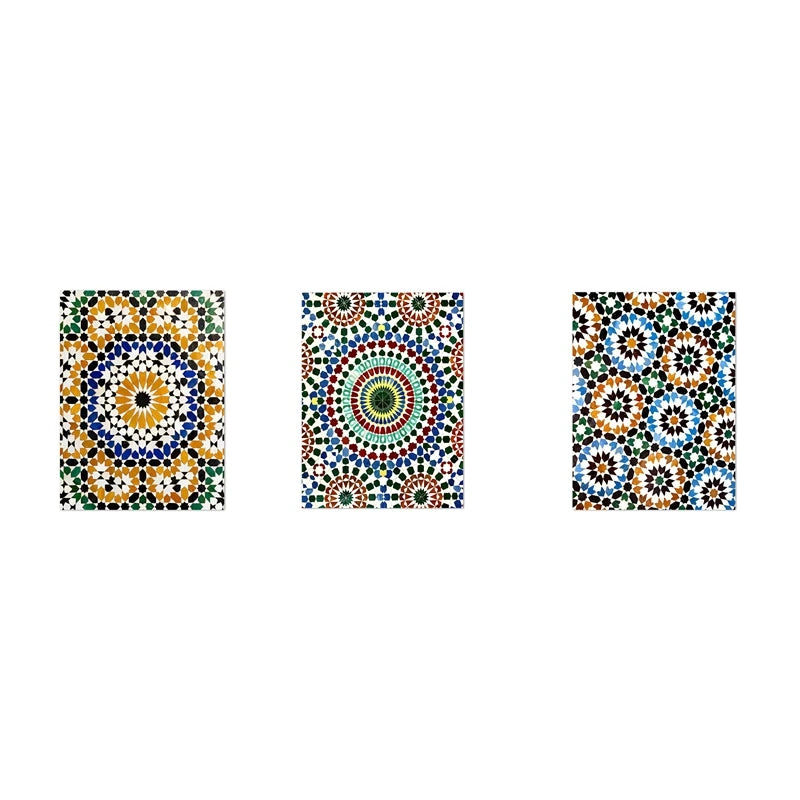 Collection de Toiles "Mosaïque de Marrakech"