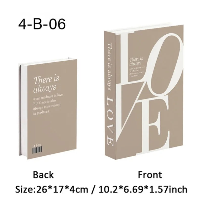 Set de Livres Factices "Minimalist Muse"