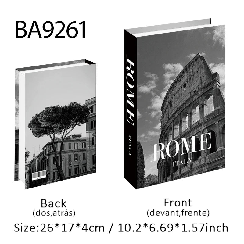 Set de Livres Factices "Minimalist Muse"