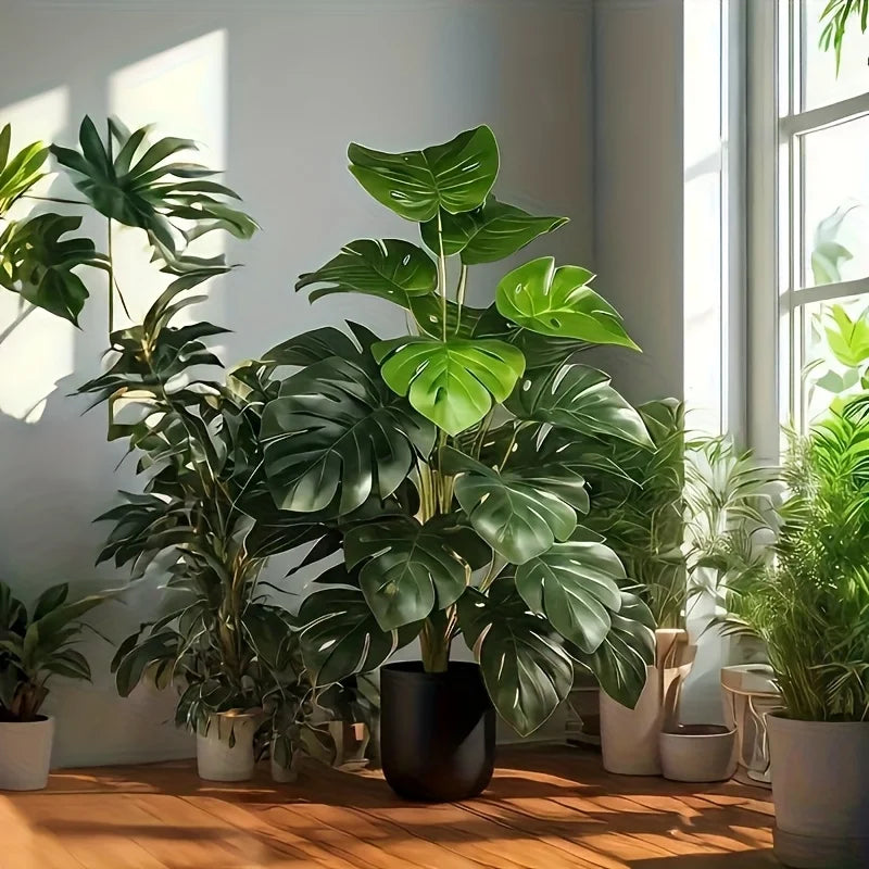 EverGreen Premium Artificial Monstera Palm Tree