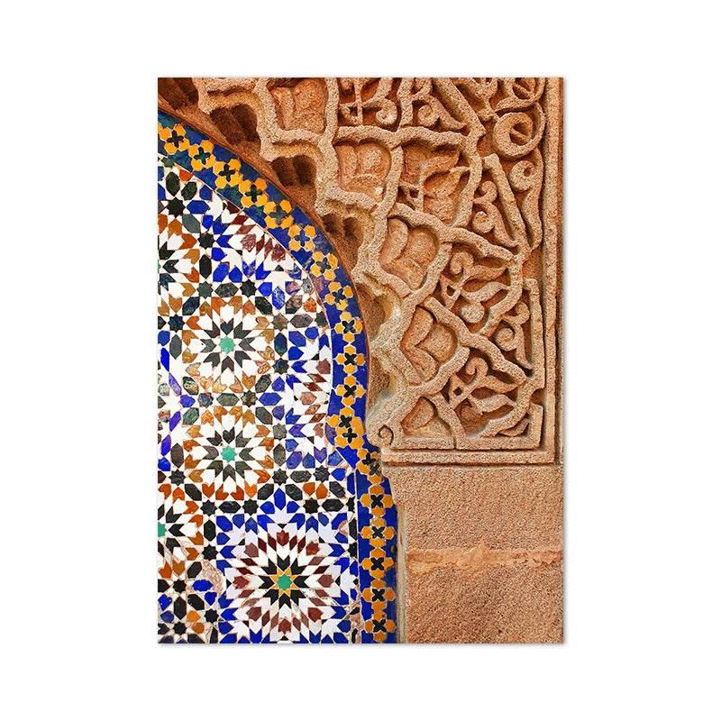 Collection de Toiles "Mosaïque de Marrakech"
