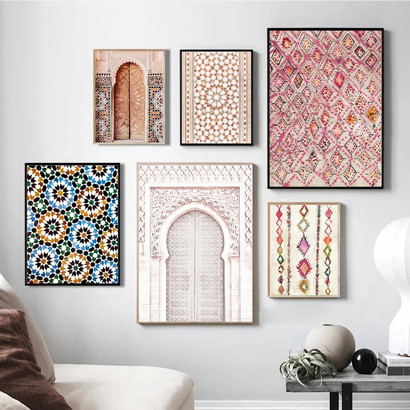 Collection de Toiles "Mosaïque de Marrakech"