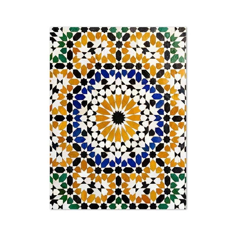 Collection de Toiles "Mosaïque de Marrakech"