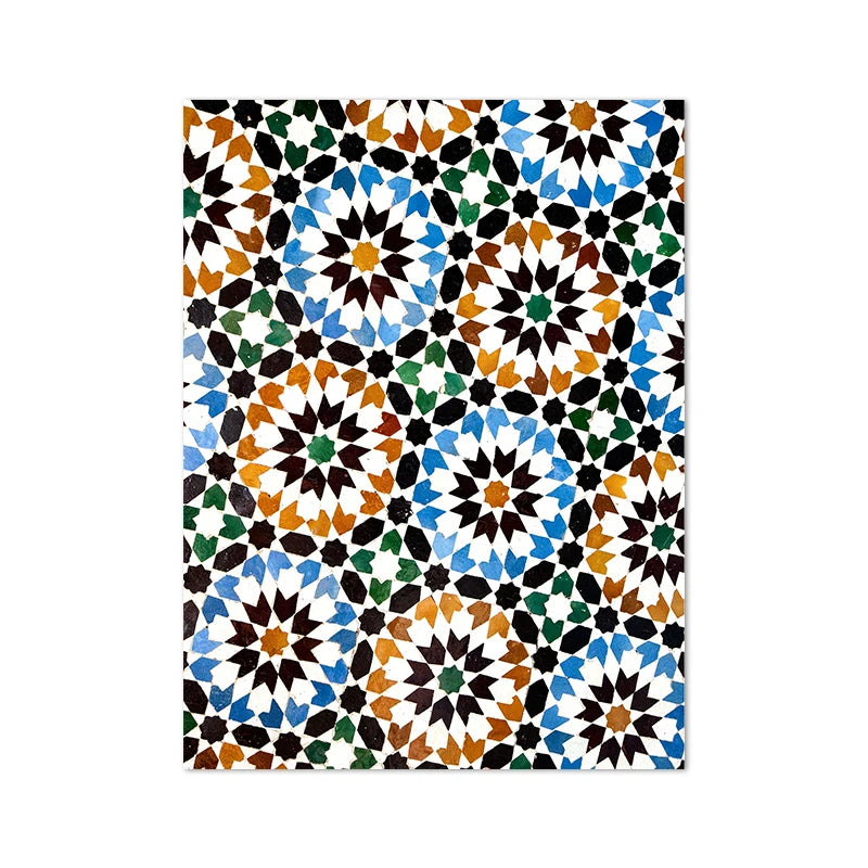 Collection de Toiles "Mosaïque de Marrakech"