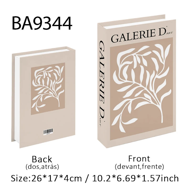 Set de Livres Factices "Minimalist Muse"