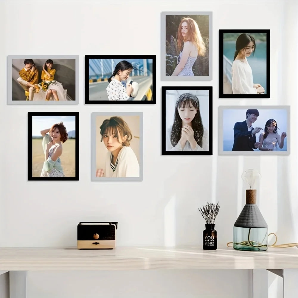 3PCS Magnetic Self-Adhesive Wall Frames for Photos & Notes