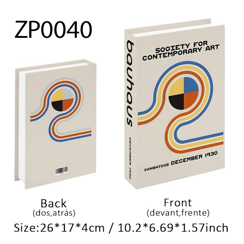Set de Livres Factices "Minimalist Muse"