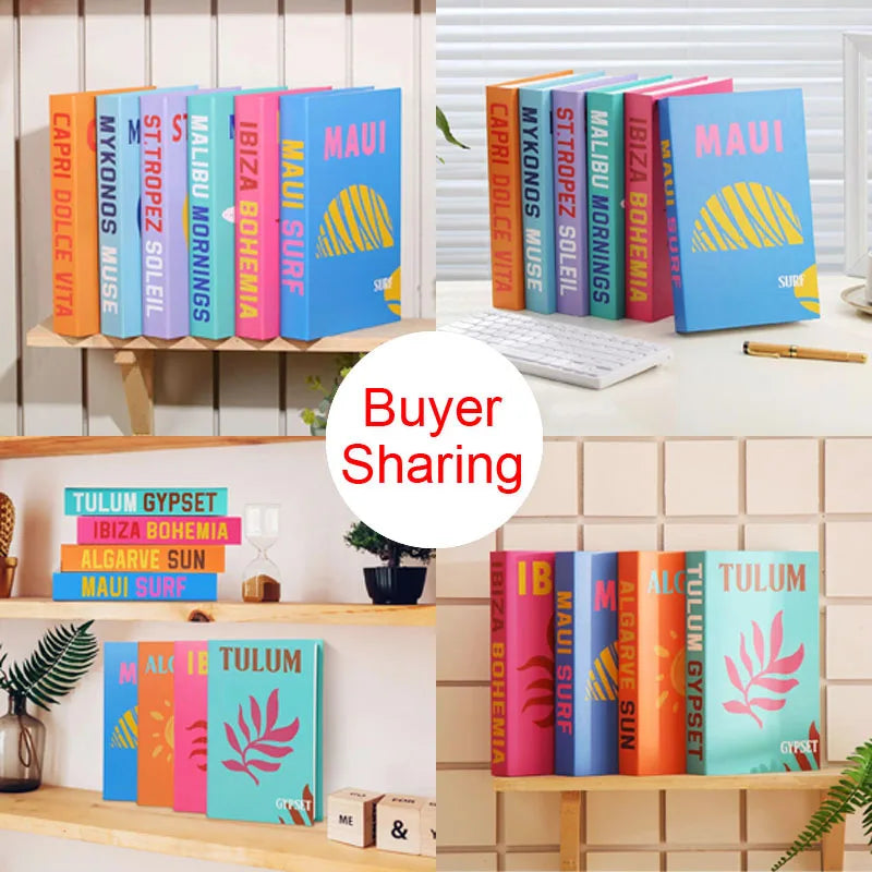 Set de Livres Factices "Minimalist Muse"