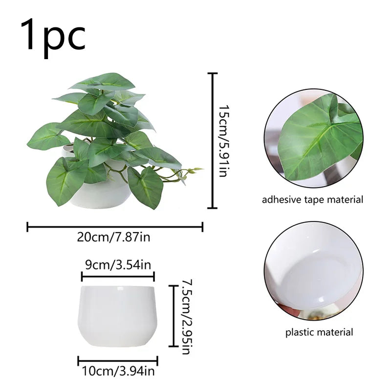 EverGreen™ Urban Artificial Potted Plant for Desktop & Entryway