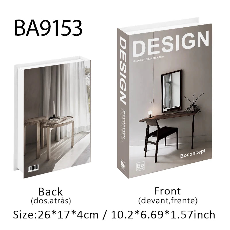 Set de Livres Factices "Minimalist Muse"