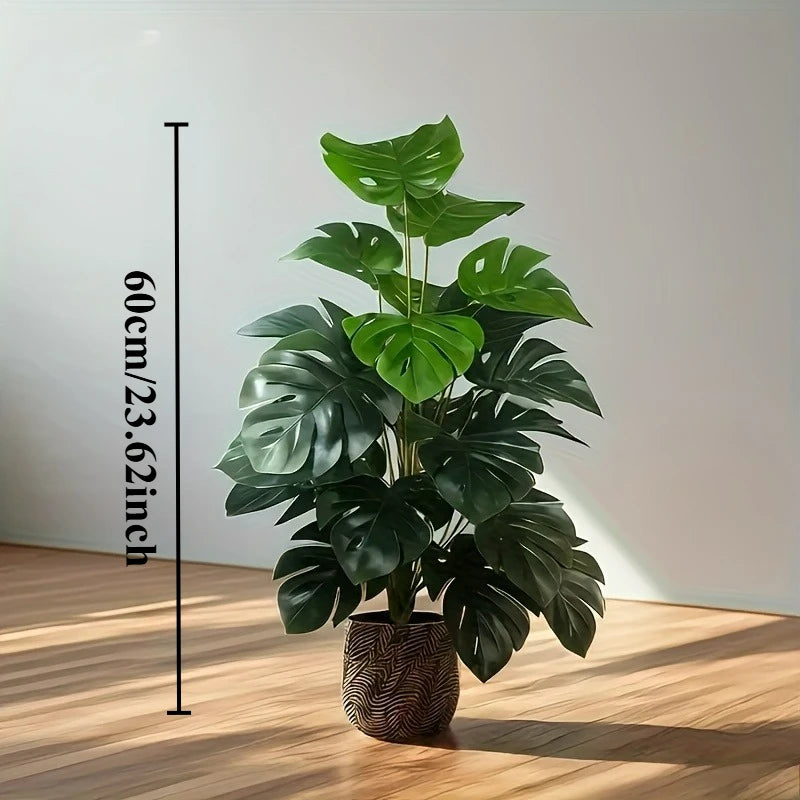 EverGreen Premium Artificial Monstera Palm Tree
