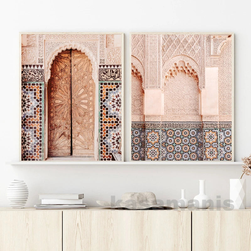 Collection de Toiles "Mosaïque de Marrakech"