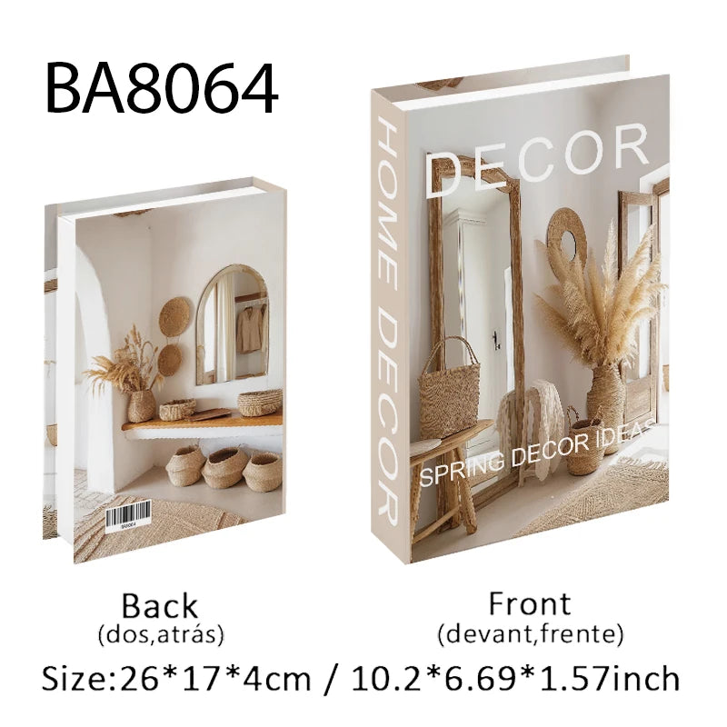 Set de Livres Factices "Minimalist Muse"