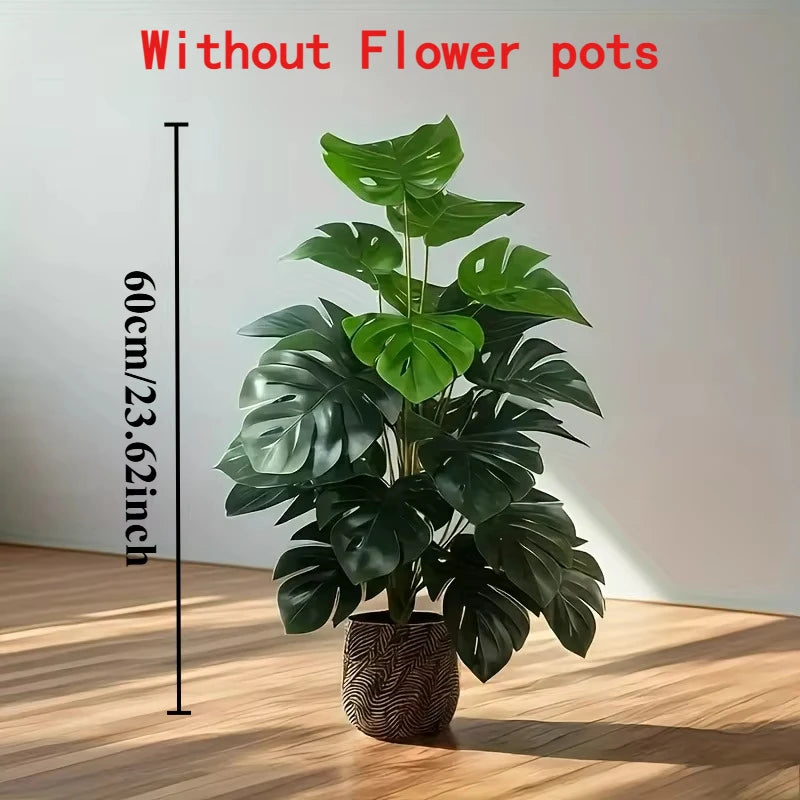 EverGreen Premium Artificial Monstera Palm Tree