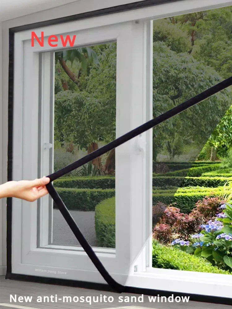 BreezeGuard™ Self-Adhesive Window Mosquito Net