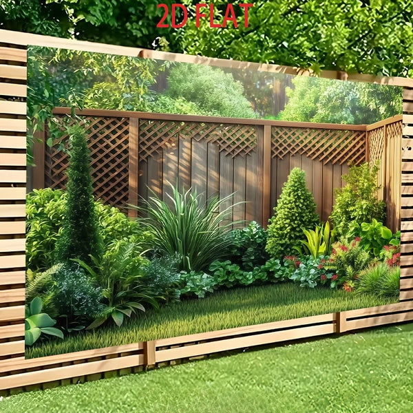 Toile Décor Jardin Photographique Ambiance